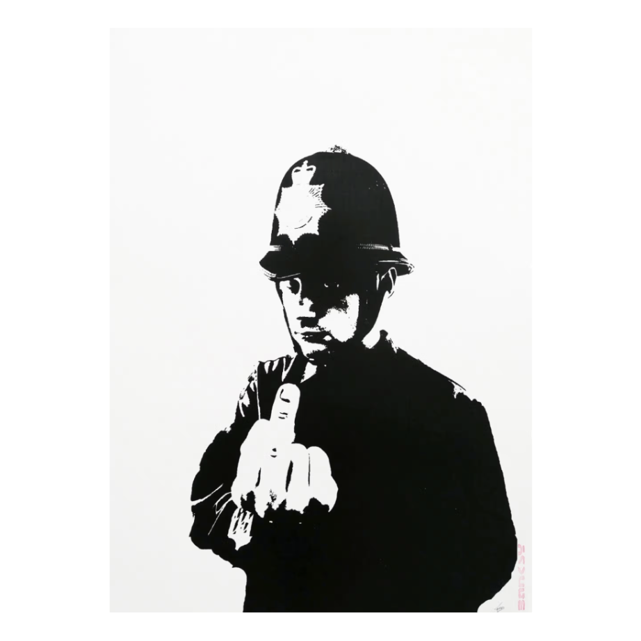 Banksy, Rude Copper, 2002.