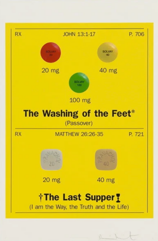 Damien Hirst. XI JESUS IS NAILED TO THE CROSS THE WASHING OF THE FEET (PASSOVER) THE LAST SUPPER (I AM THE WAY, THE TRUTH AND THE LIFE)., 2005.