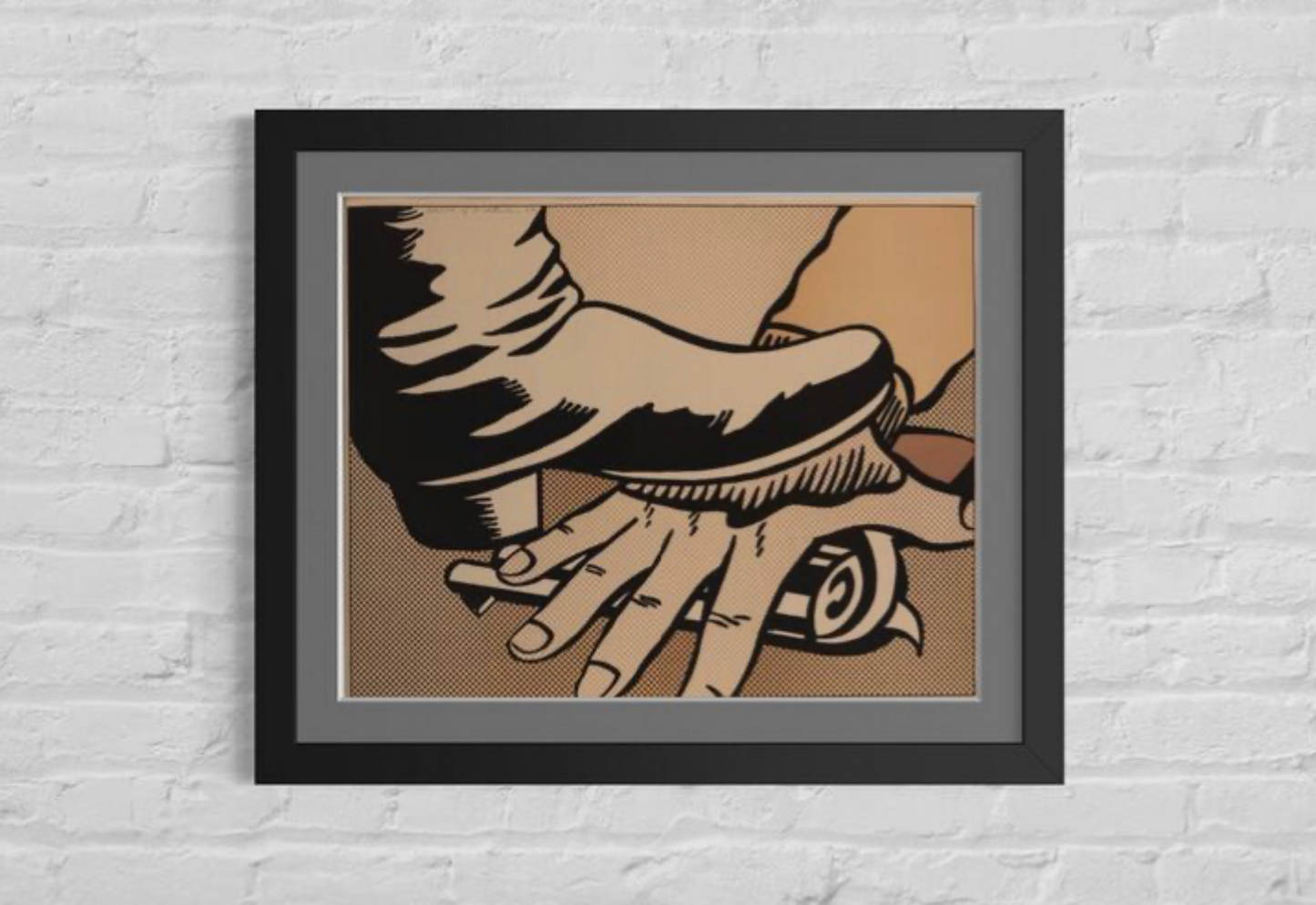 Roy Lichtenstein. Foot and Hand. 1964.