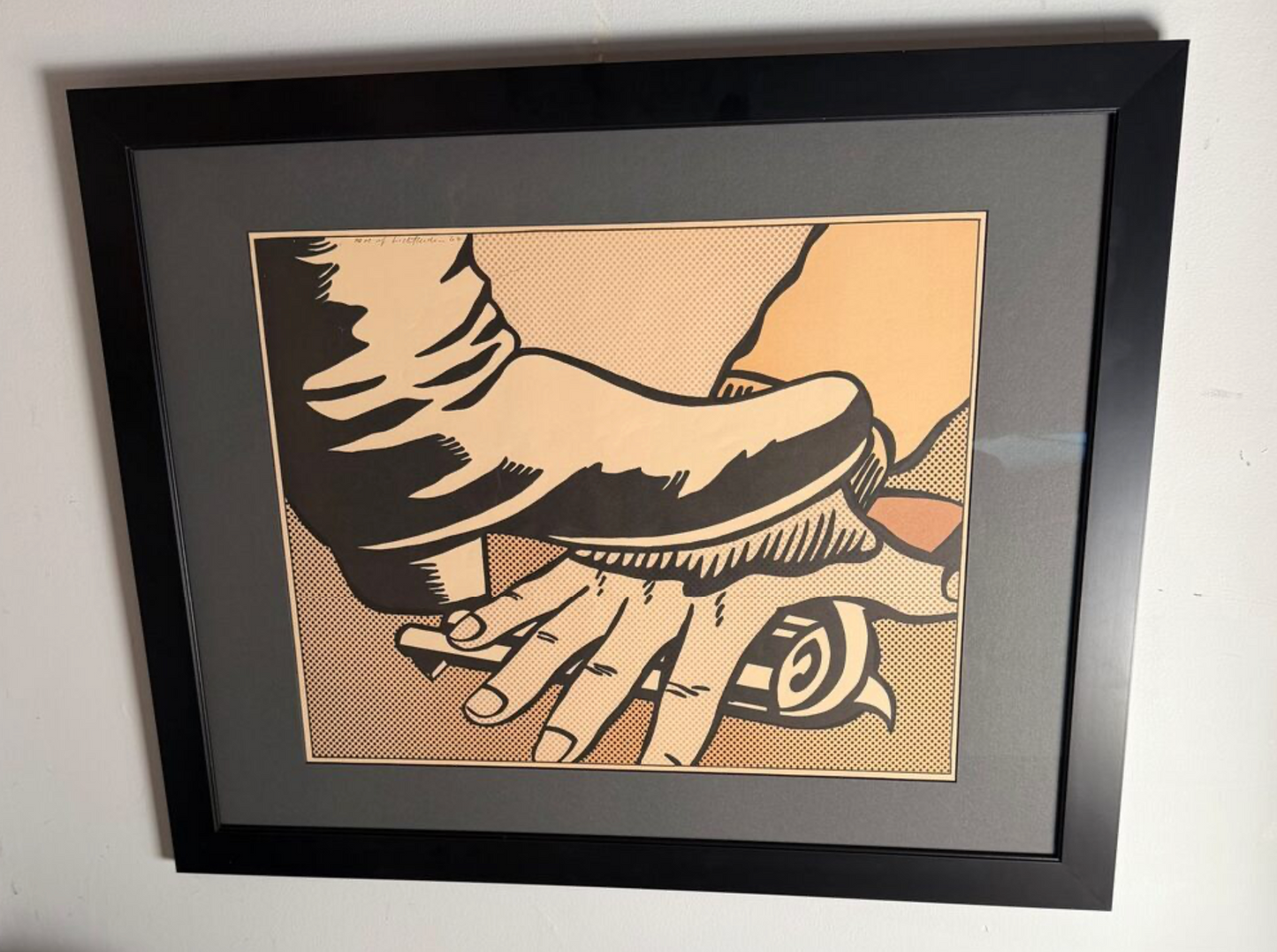 Roy Lichtenstein. Foot and Hand. 1964.