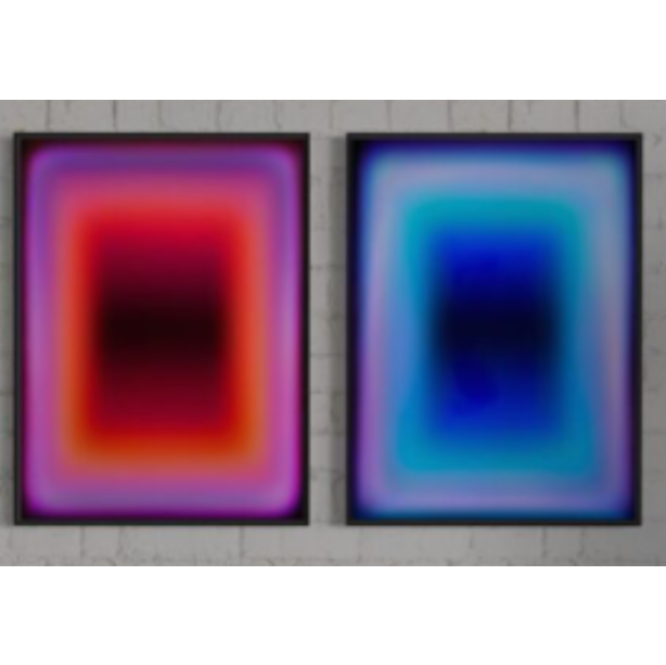 Nick Thomm. Luminance Set (Orange & Blue). 2025