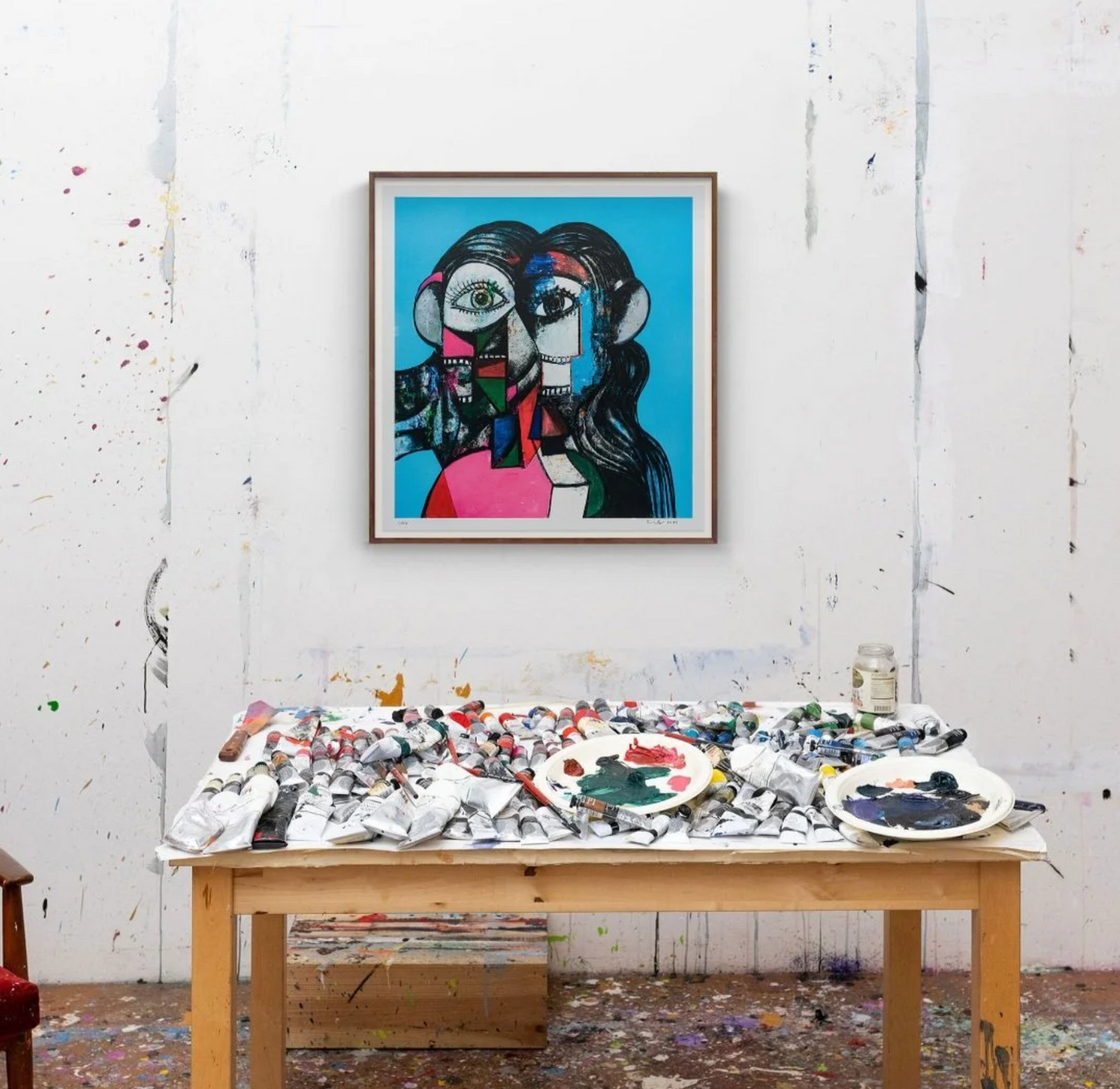 George Condo. Prismatic Head Composition. 2024.