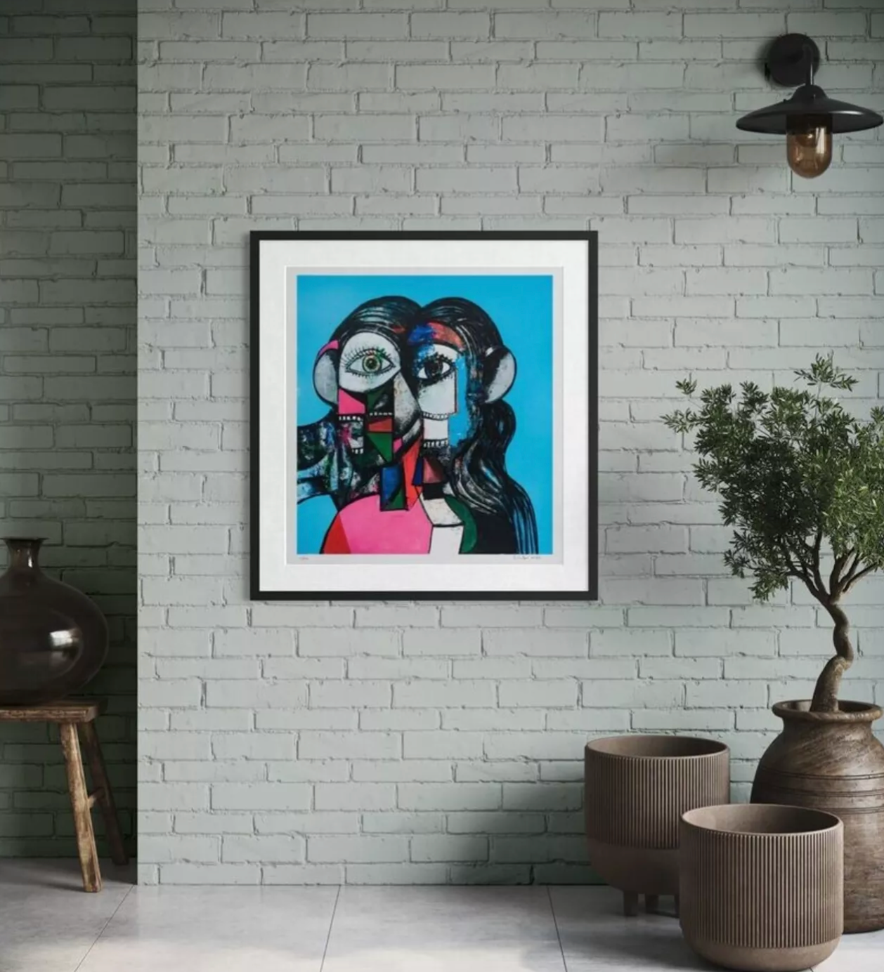 George Condo. Prismatic Head Composition. 2024.